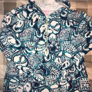 Lilly Pulitzer hooded popover